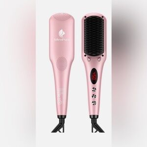 S102 Ionic Heat Straightening Hair Brush By MicoPure NEW PINK